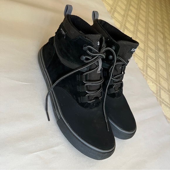 Sperry striper storm boots size 9.5 black - Picture 5 of 7